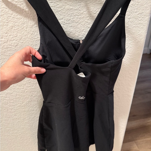 ALO Yoga Black Backless Dress - Picture 2 of 3